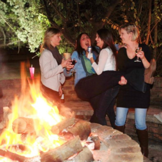 The Boma at Andante Lodge Fire Pit aka tekkie burner